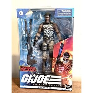 GI Joe Classified Series Roadblock 6" Figure Cobra Island Hasbro
